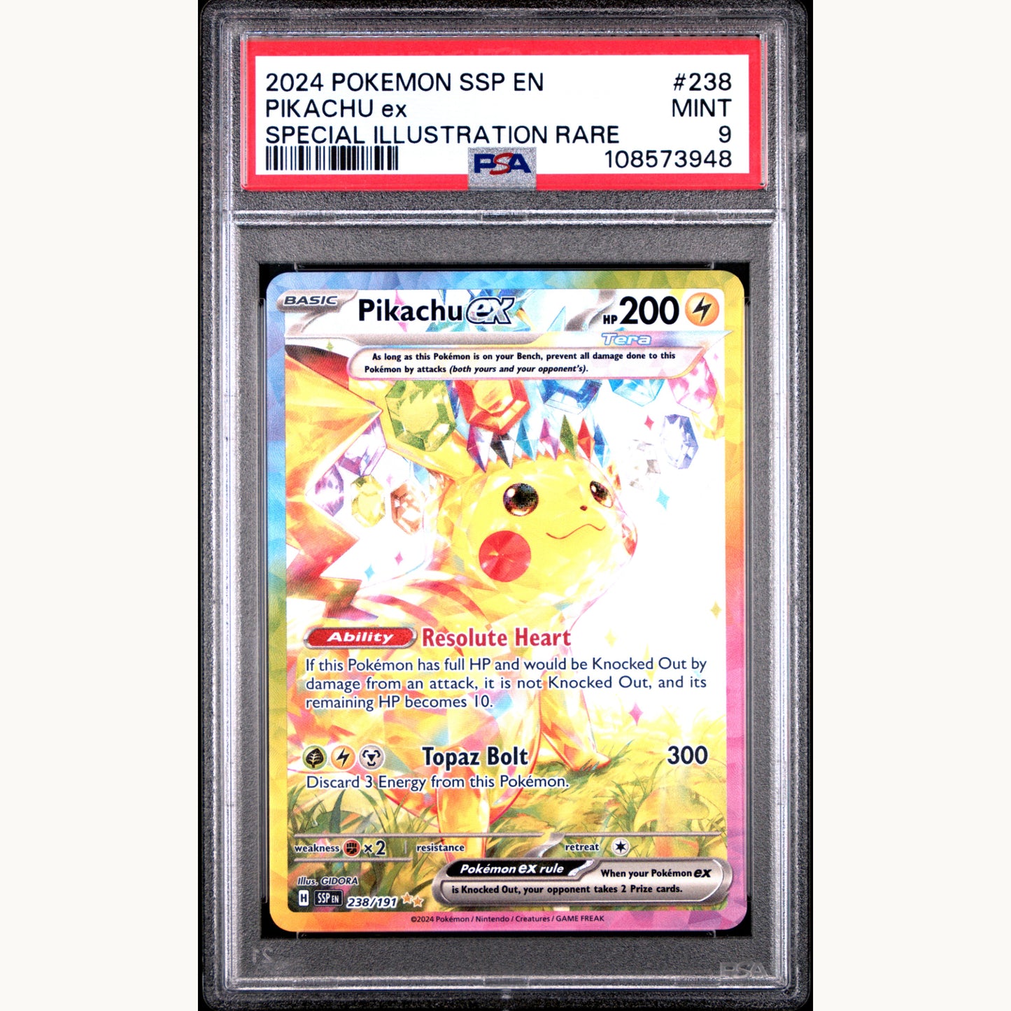 PSA 9 PIKACHU 238 (ENG)