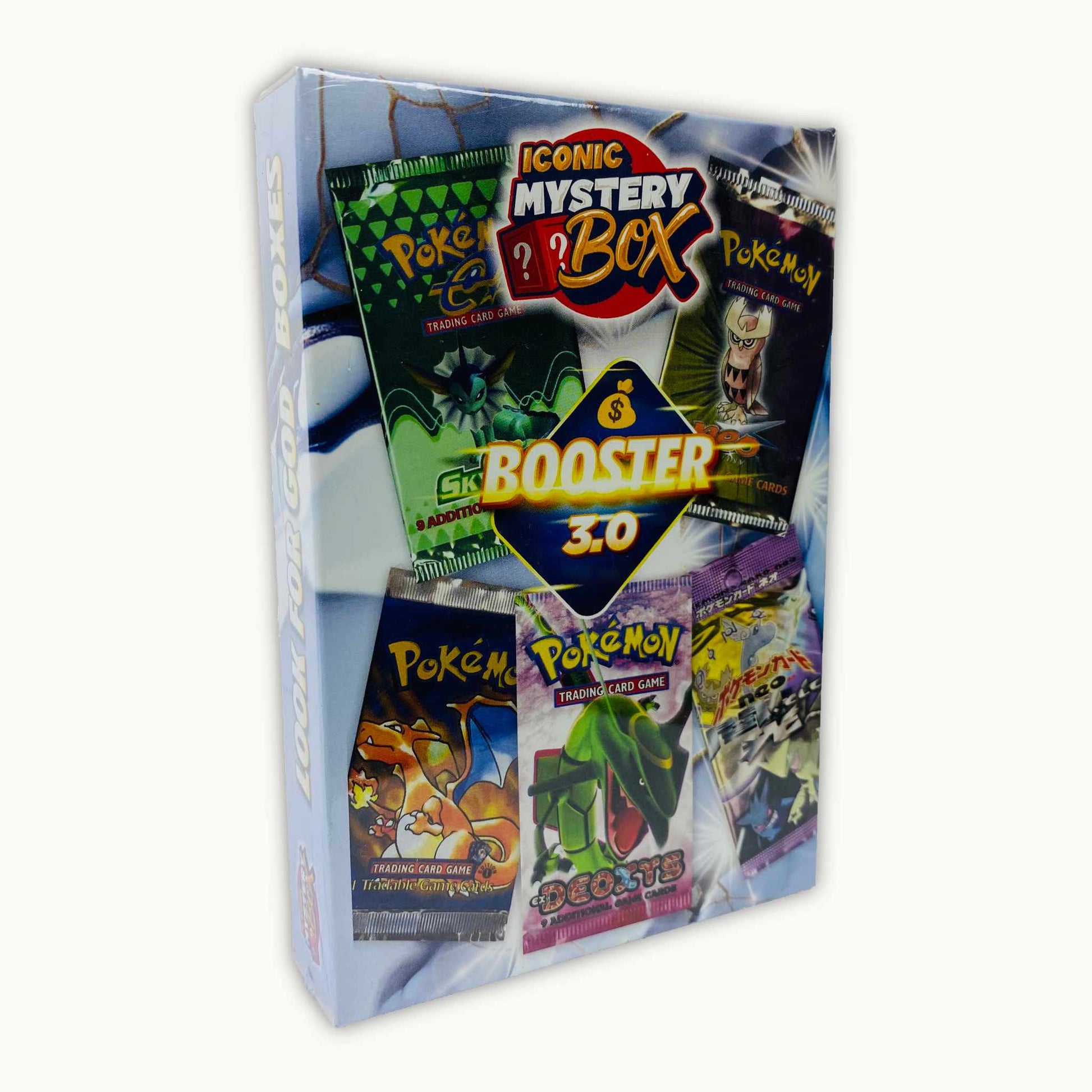 Angle  side of ICONIC MYSTERY BOX Booster 3.0