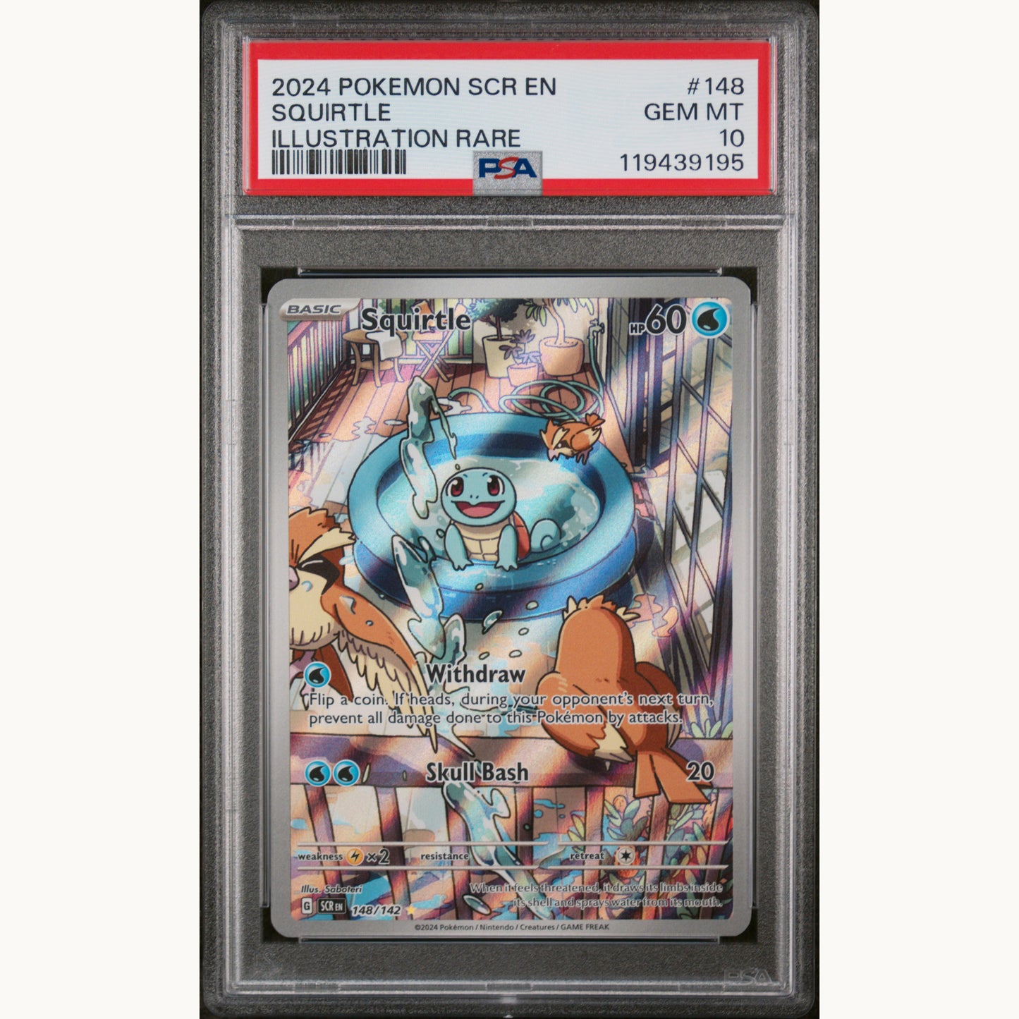 PSA 10 SQUIRTLE 148 (ENG)