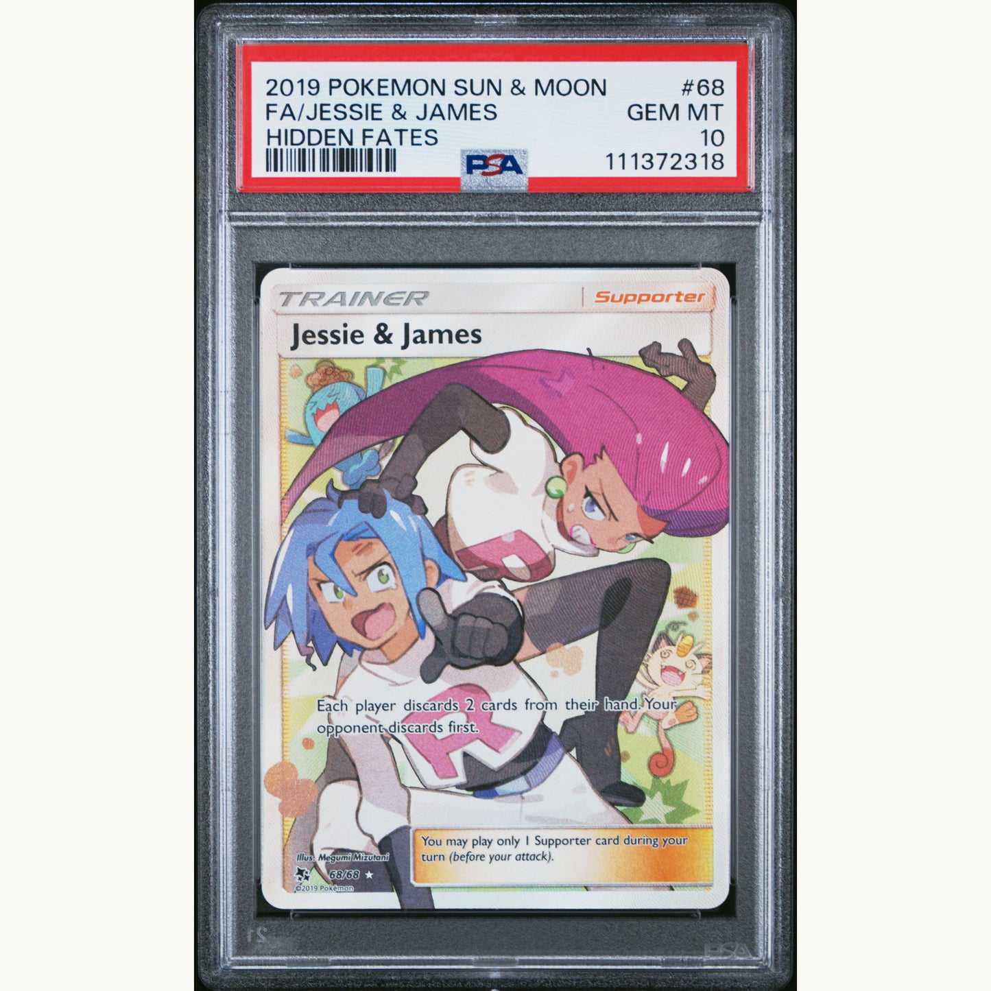 PSA 10 JESSIE & JAMES 68 (ENG)