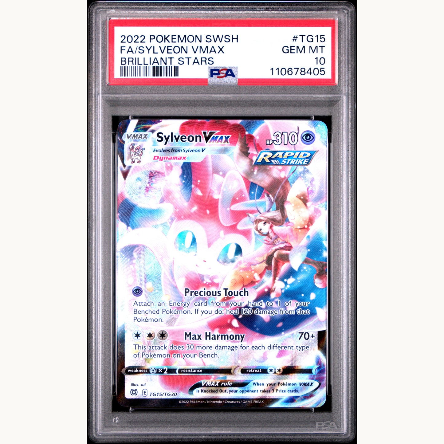 PSA 10 SYLVEON TG15 (ENG)