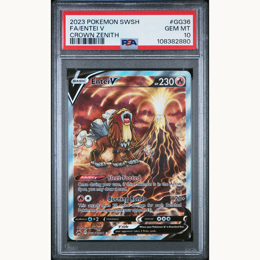 PSA 10 ENTEI V #GG36 (ENG)