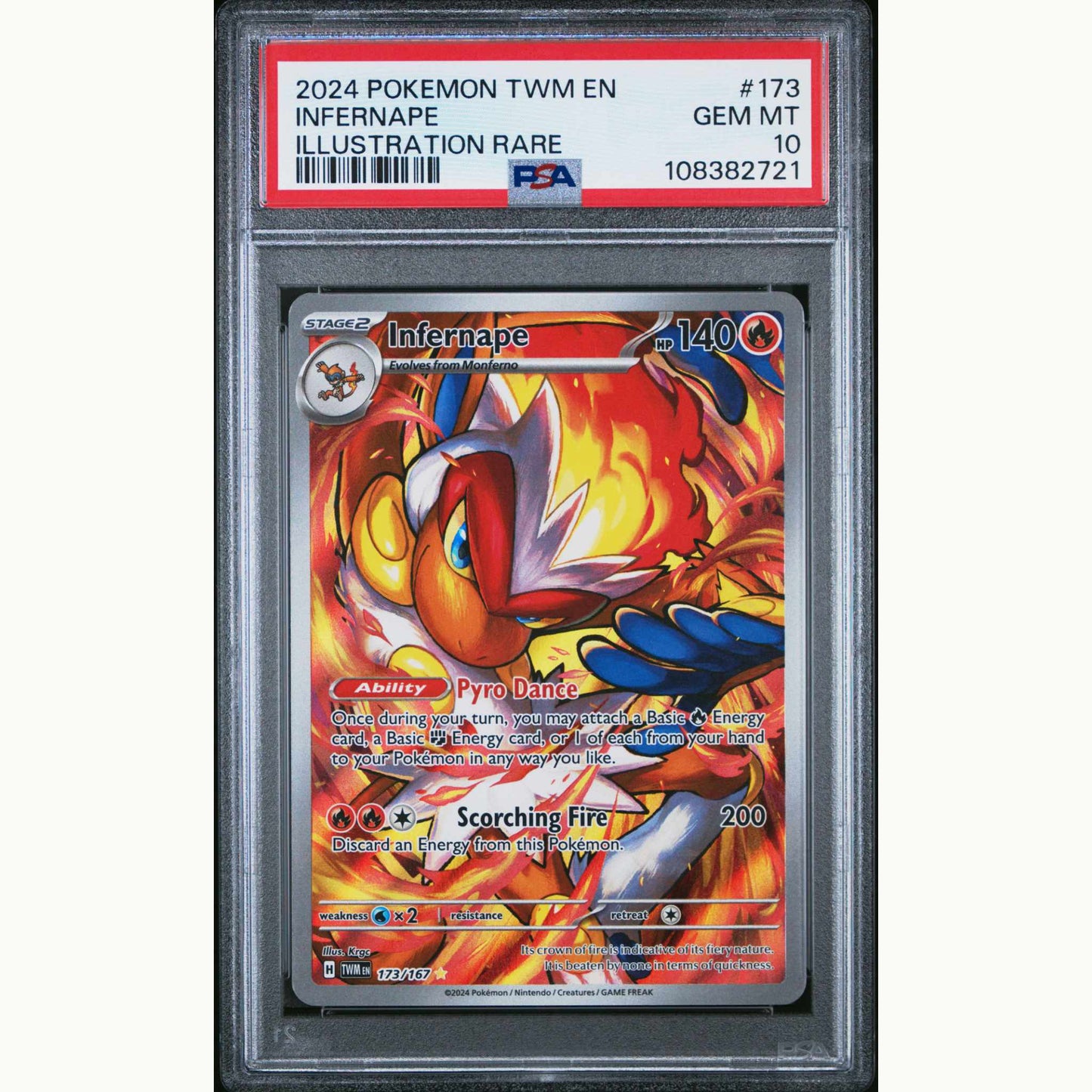 PSA 10 INFERNAPE #173 (ENG)