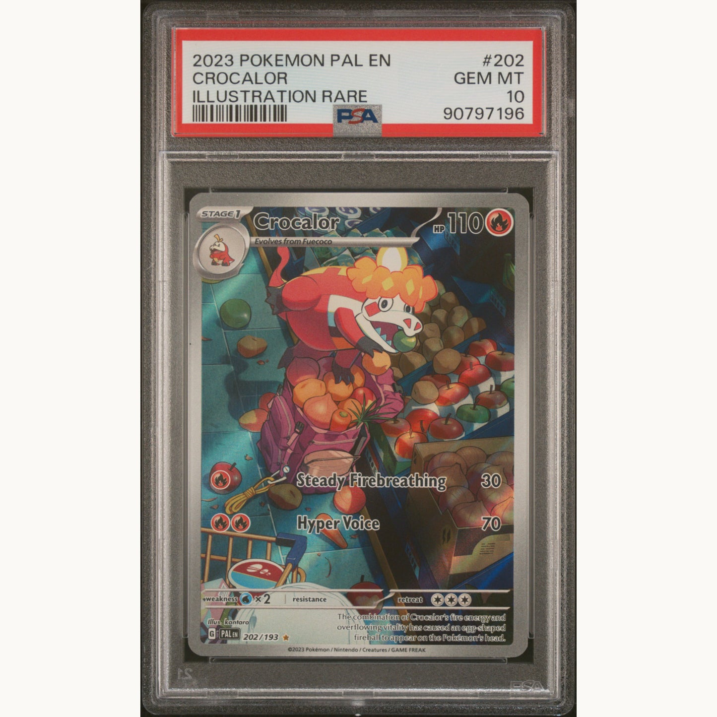 PSA 10 CROCALOR #202 (ENG)