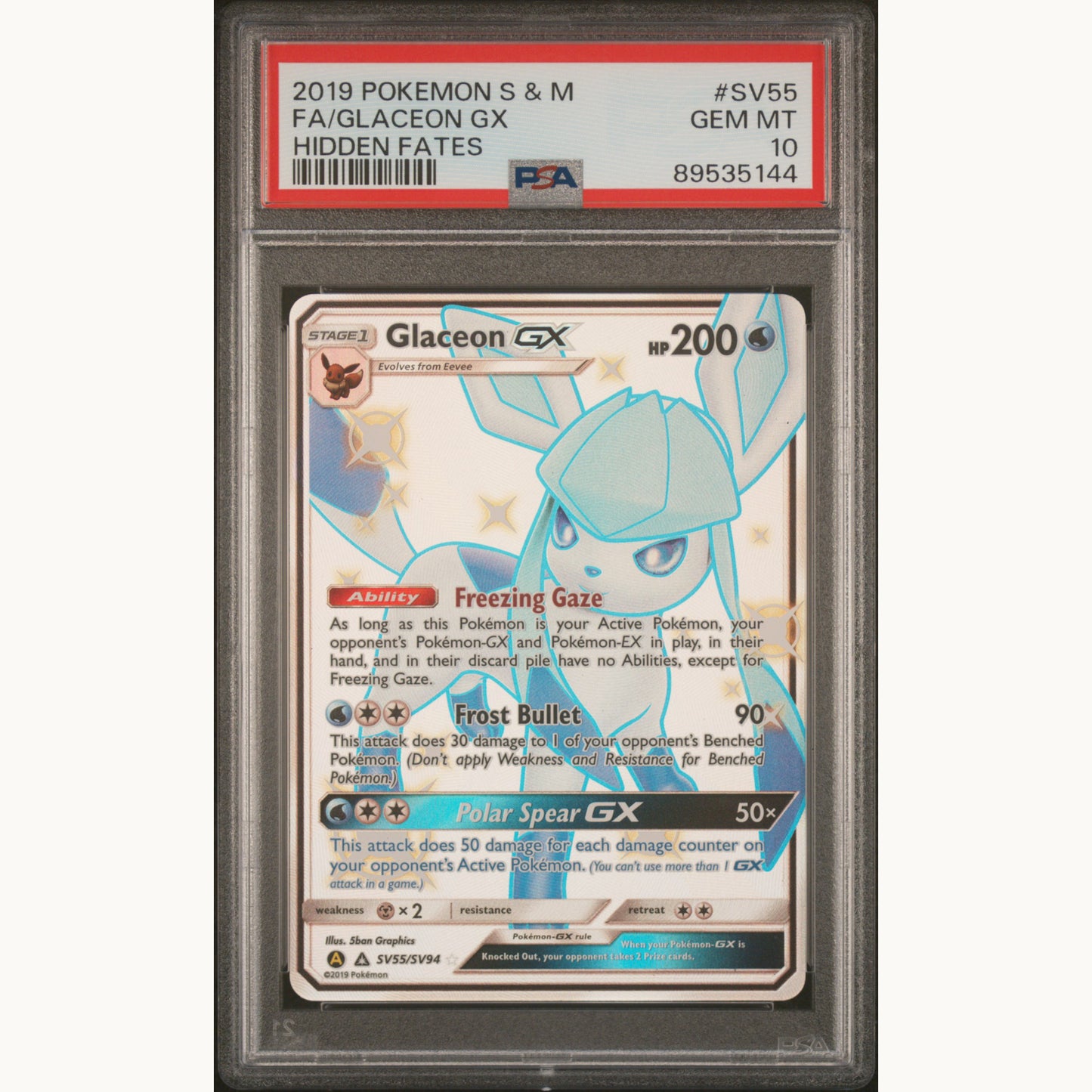 PSA 10 GLACEON SV55 (ENG)