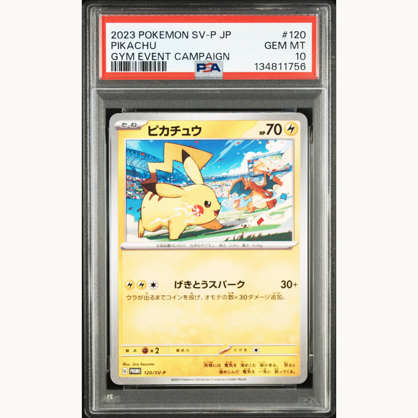 PSA 10 PIKACHU 120 (JP)