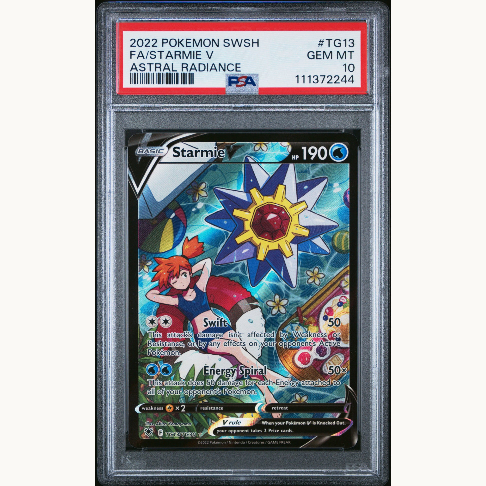 PSA 10 STARMIE V #TG13 (ENG)