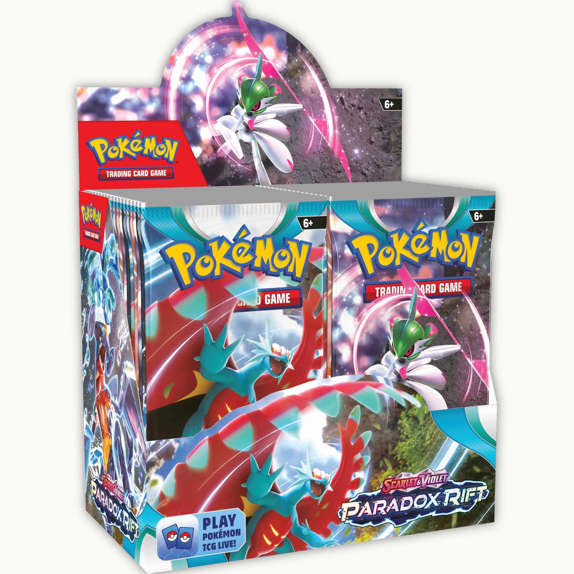Frontside of Pokémon Scarlet & Violet Paradox Rift Boosterbox