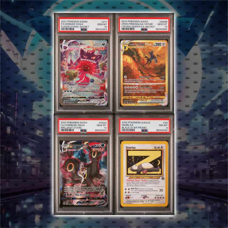4 Desired Graded Pokemon Cards