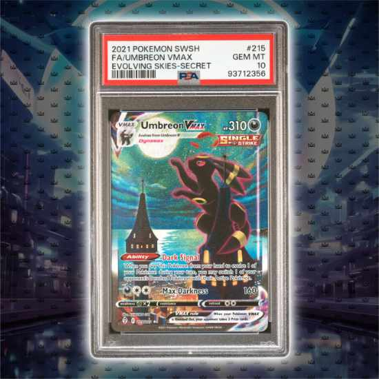 Professioneel beoordeelde PSA 10 Graded Pokémon kaart voorkant