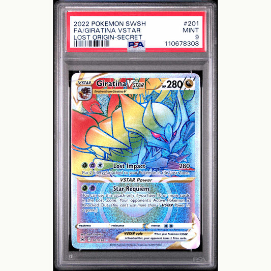PSA 9 GIRATINA VSTAR #201 (ENG)
