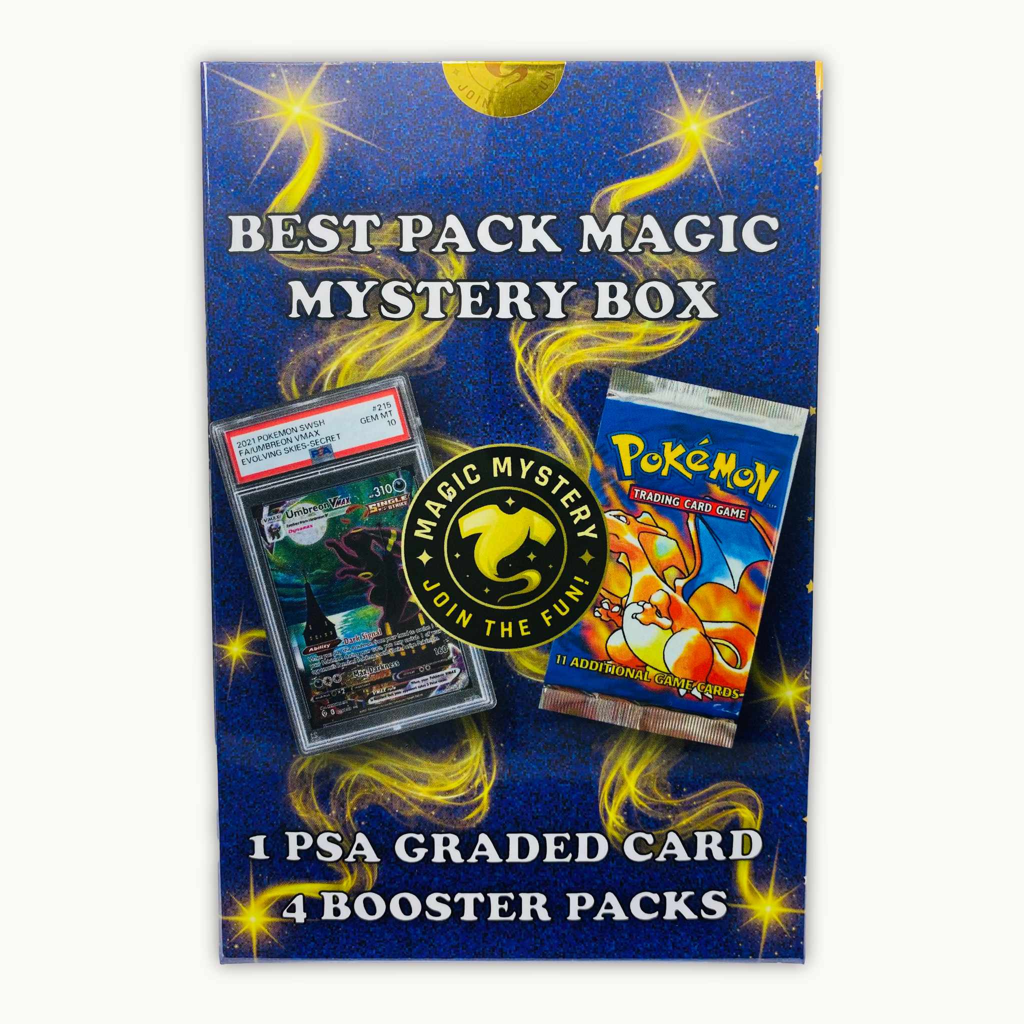 Pokemon TCG Collector's Mix - Booster Packs, Vintage, VMAX, Graded PSA Cards (Not A Mystery Box)