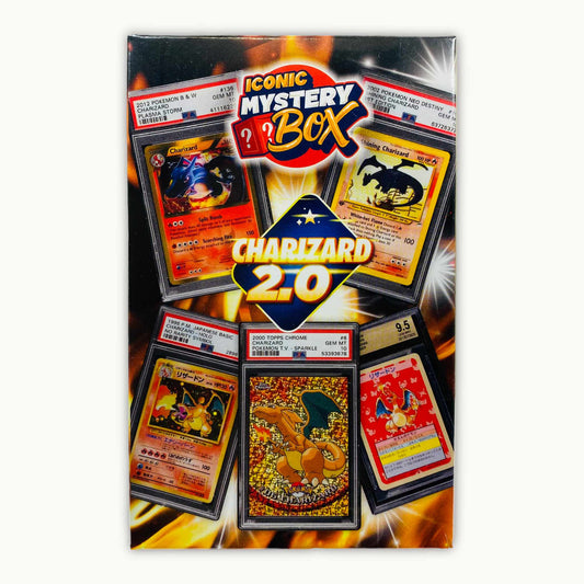 Frontside of Iconic Mystery Box Charizard 2.0