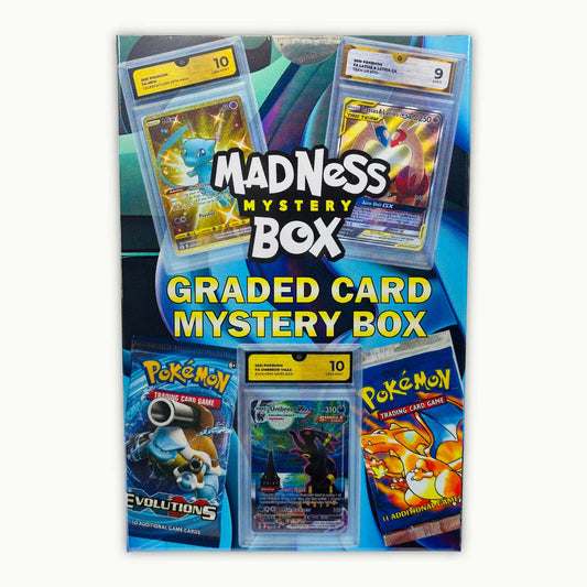 Front side of MADNESS MYSTERY BOX GRADED CARD