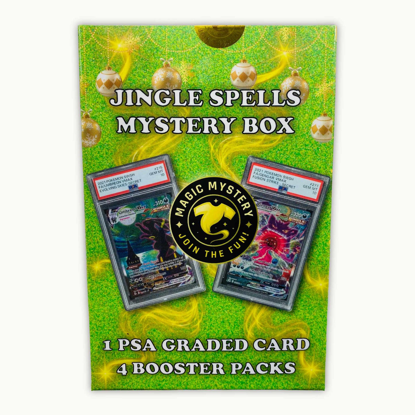 Frontside of Magic Mystery - Jingle Spells Mystery Box