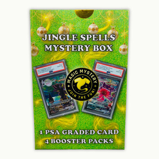 Frontside of Magic Mystery - Jingle Spells Mystery Box
