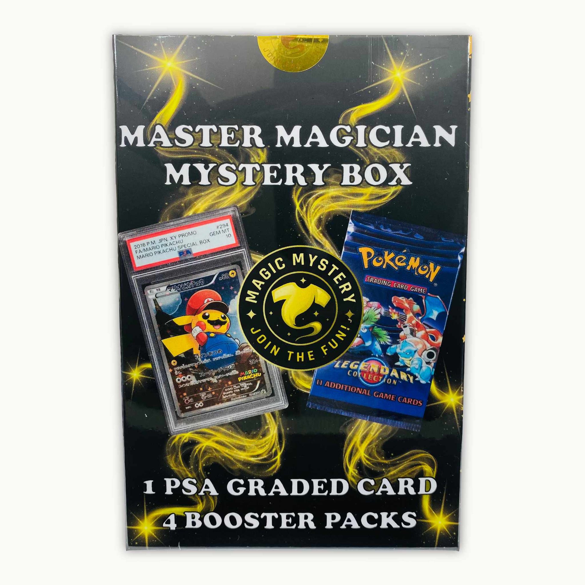 Front side of Magic Mystery - Master Magician Mystery Box Pokémon