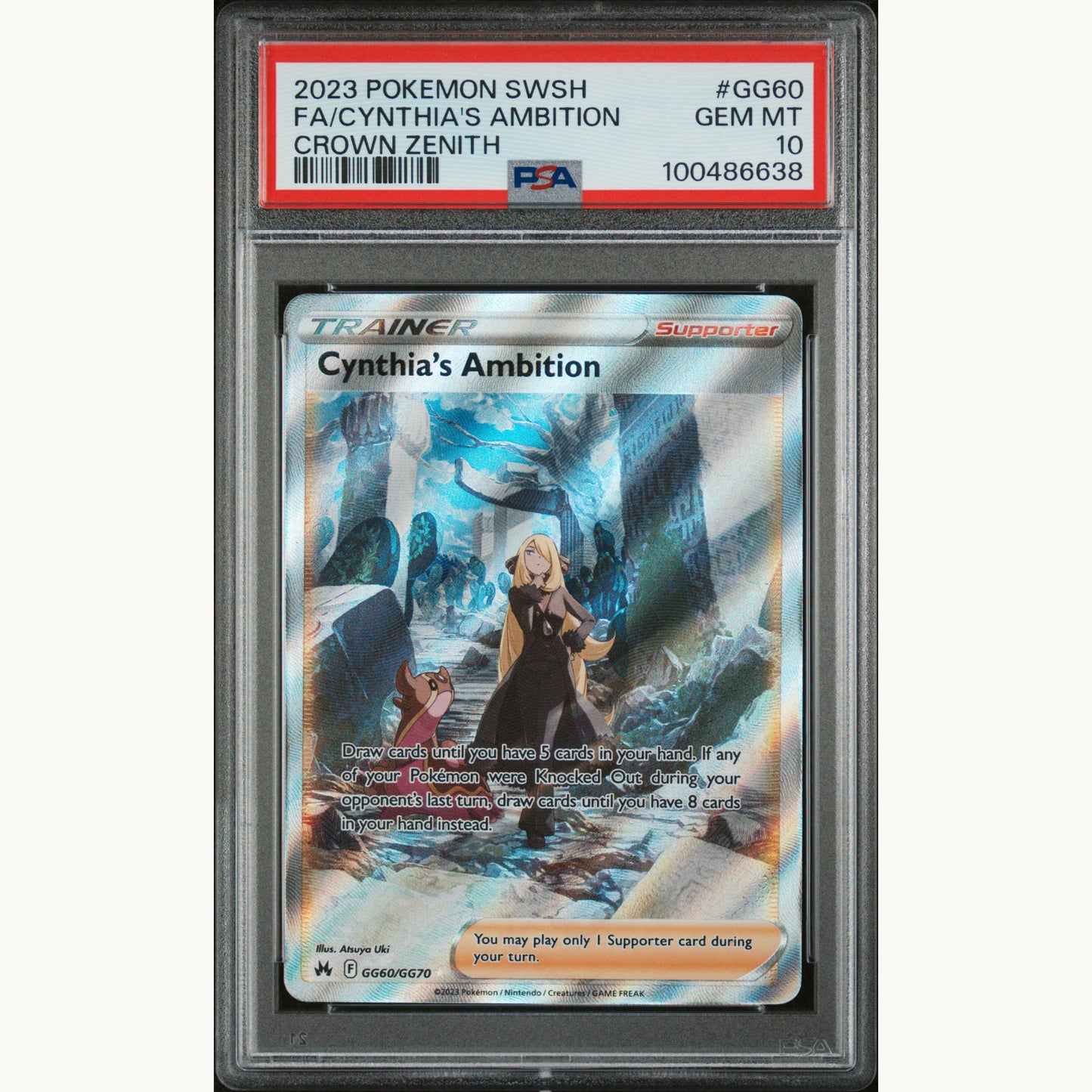 PSA 10 CYNTHIA'S AMBITION GG60 (ENG)