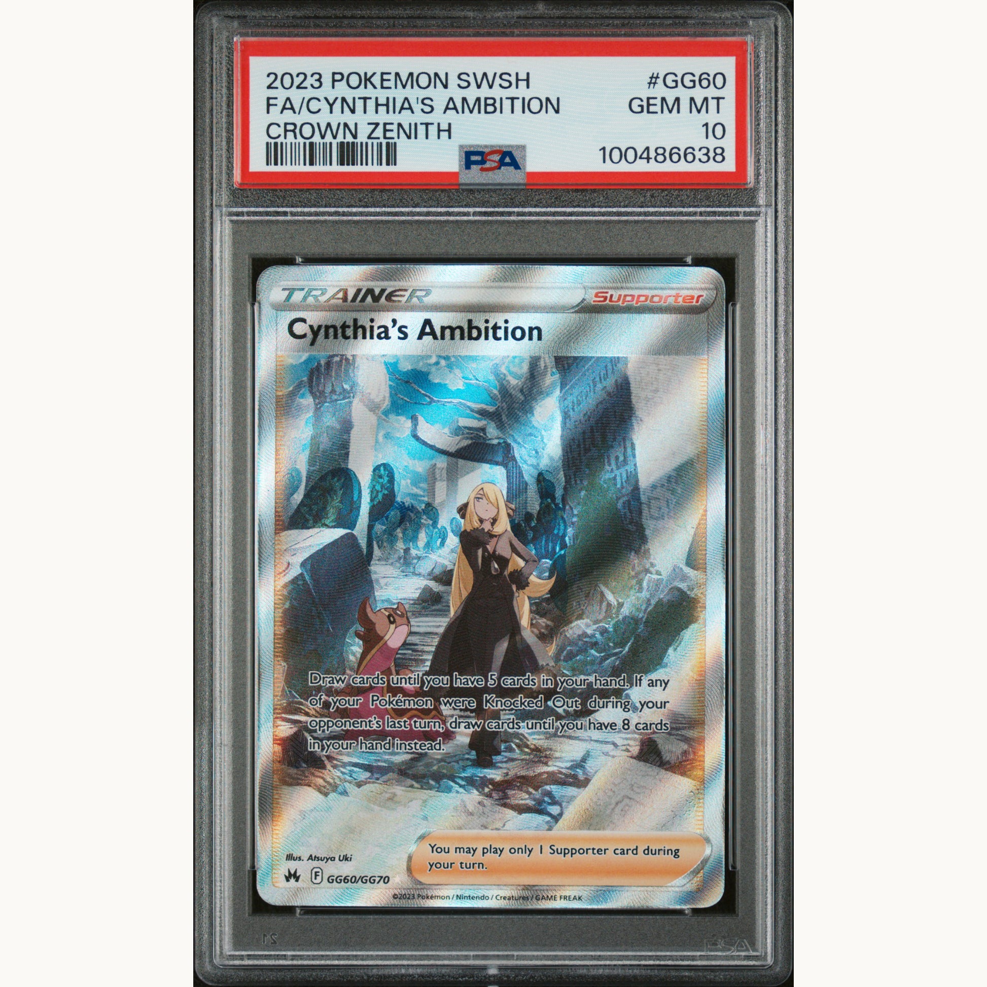PSA 10 CYNTHIA'S AMBITION GG60 (ENG)