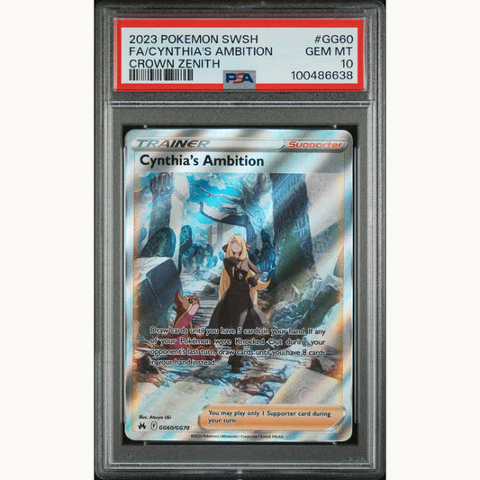 PSA 10 CYNTHIA'S AMBITION GG60 (ENG)