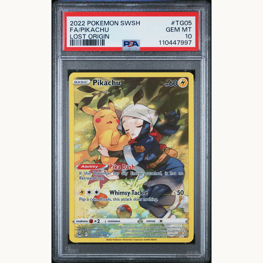 PSA 10 Pikachu #TG05 (ENG)