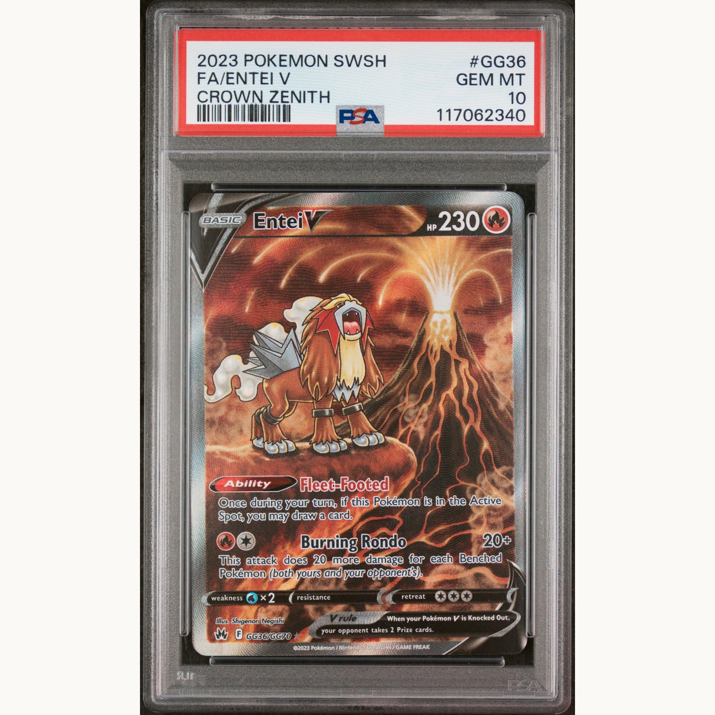 PSA 10 ENTEI GG36 (ENG)