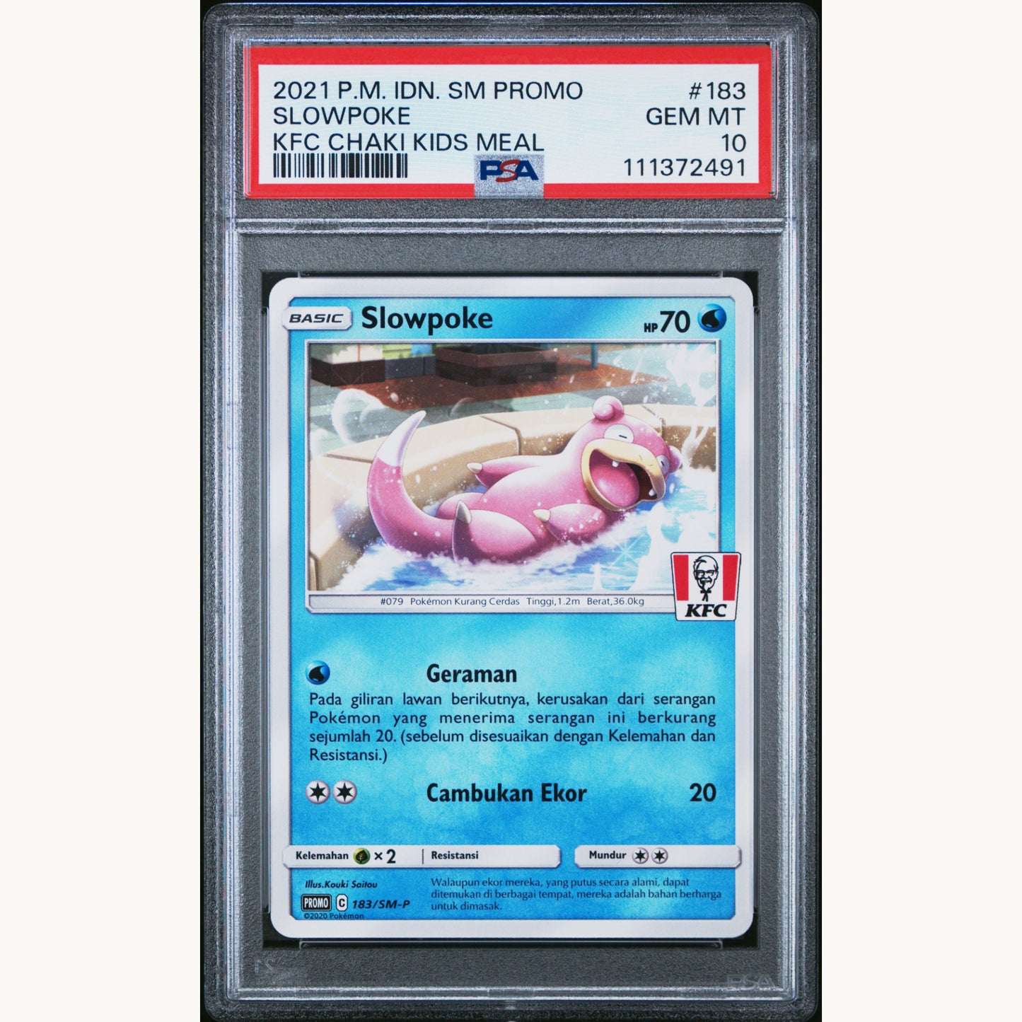 PSA 10 SLOWPOKE 183 (ENG)