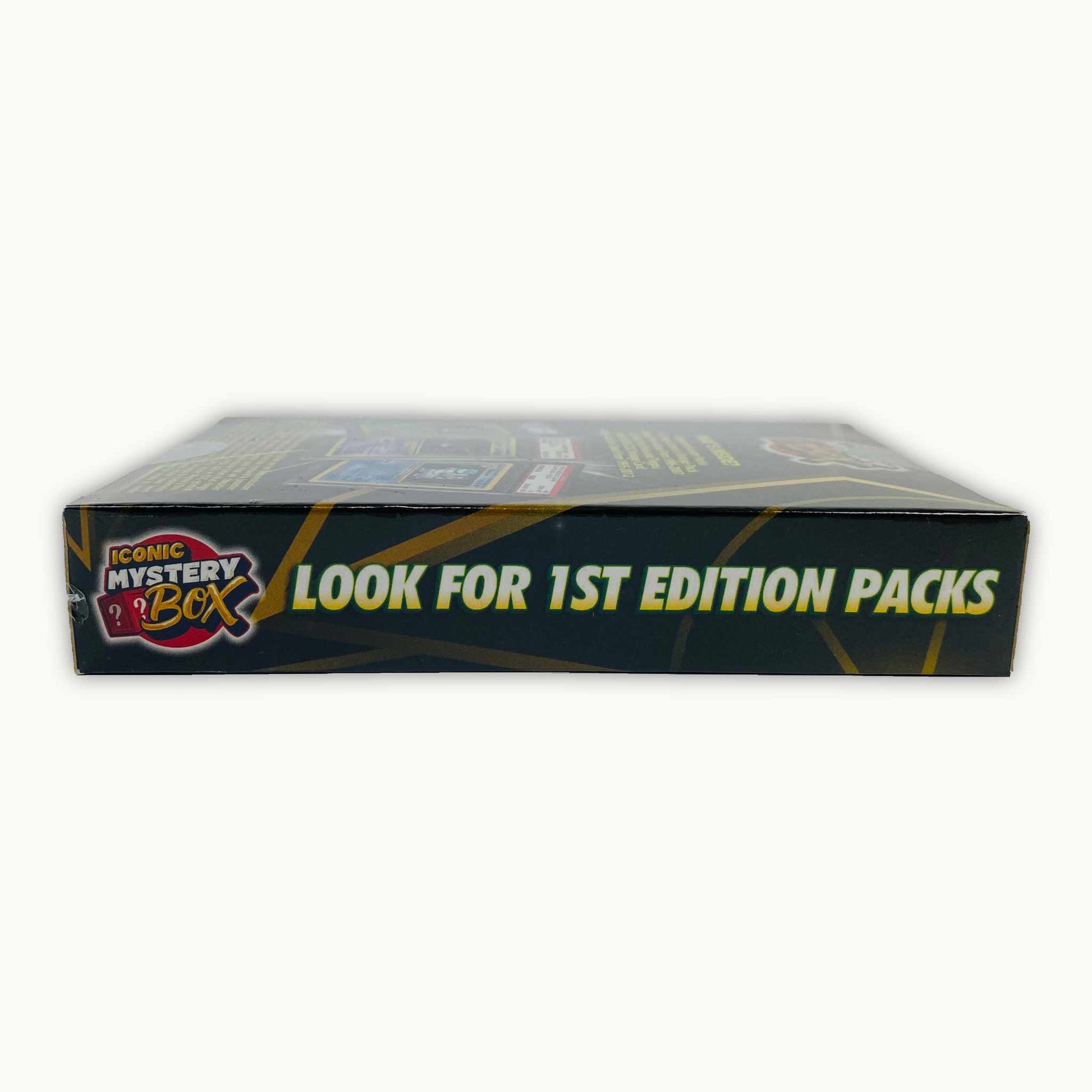 Left side of Iconic Mystery Box 1 in 5 Vintage Pack