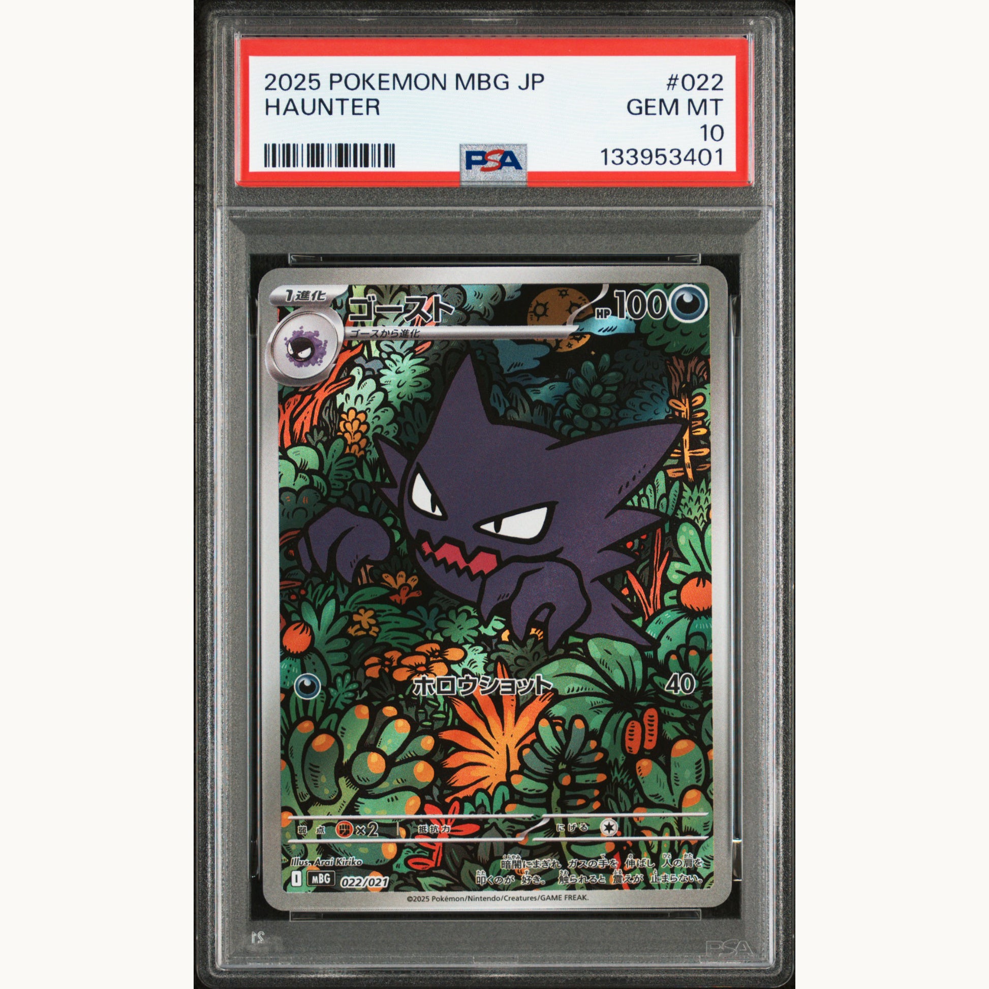 PSA 10 HAUNTER 022 (JP)