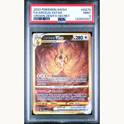 SET: PSA 9 GIRATINA GG69 / ARCEUS GG70 / DIALGA GG68 / PALKIA GG67 (ENG)