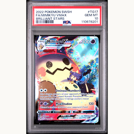 PSA 10 MIMIKYU TG17 (ENG)