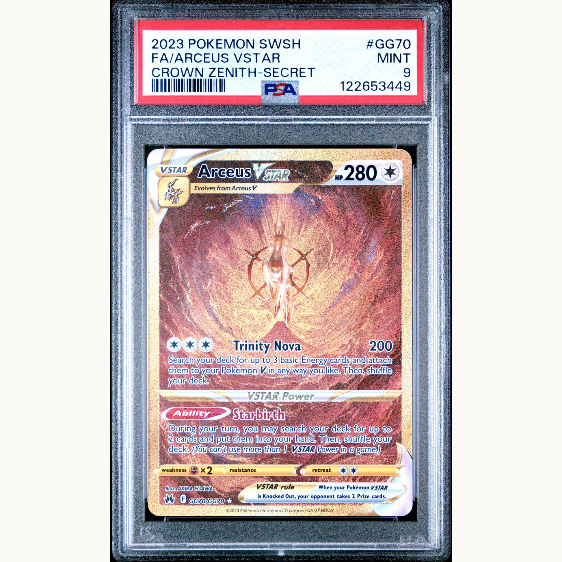 SET: PSA 9 GIRATINA GG69 / ARCEUS GG70 / DIALGA GG68 / PALKIA GG67 (ENG)