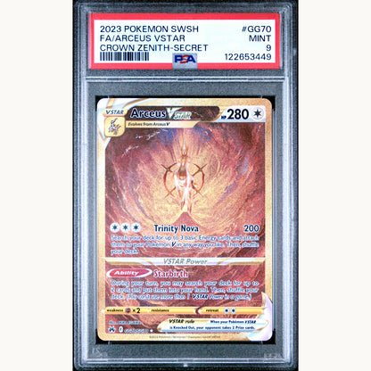 SET: PSA 9 GIRATINA GG69 / ARCEUS GG70 / DIALGA GG68 / PALKIA GG67 (ENG)