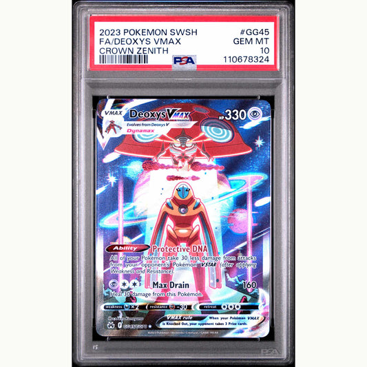 PSA 10 DEOXYS VMAX #GG45 (ENG)