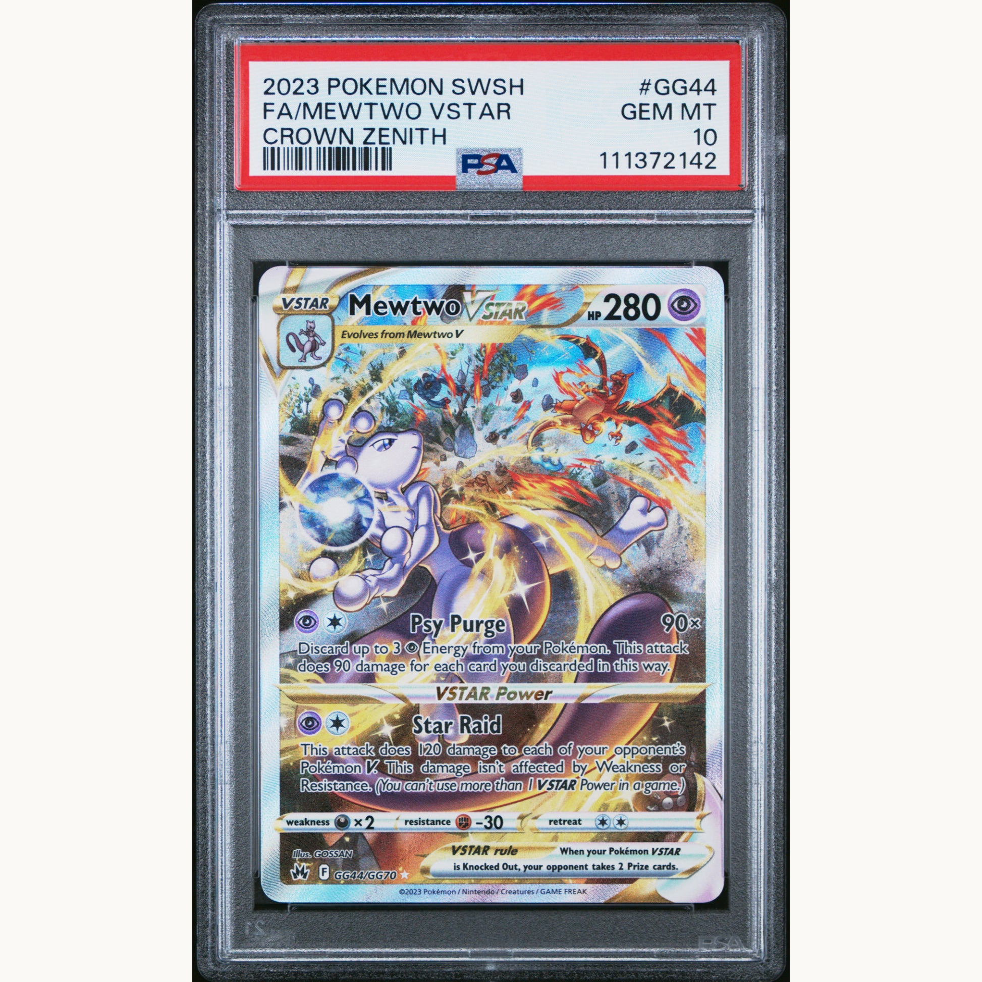 PSA 10 MEWTWO GG44 (ENG)