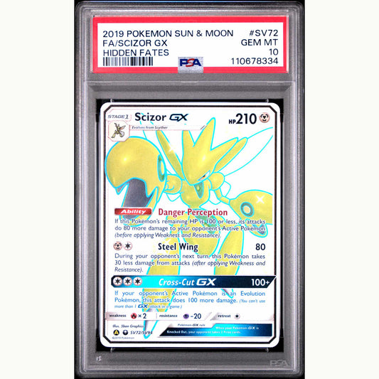PSA 10 SCIZOR GX #SV72 (ENG)