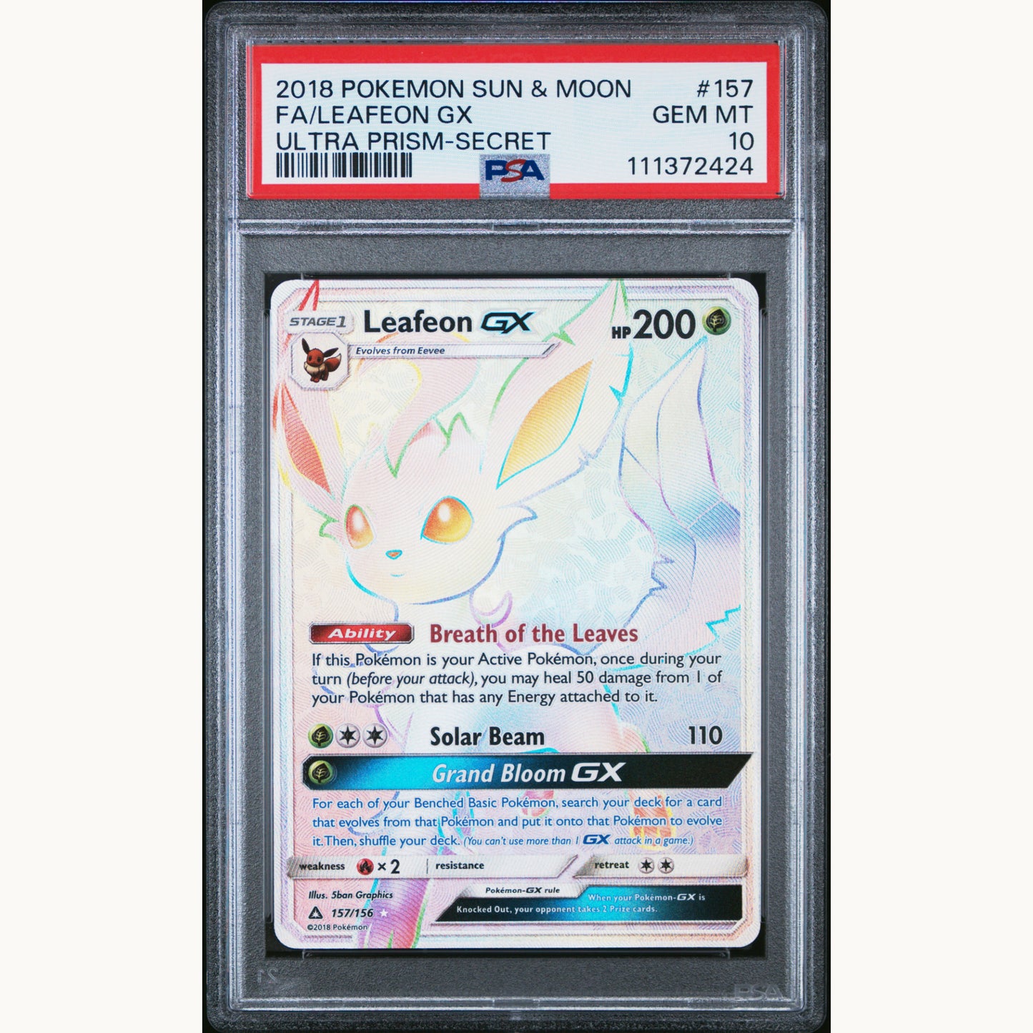 PSA 10 LEAFEON 157 (ENG)