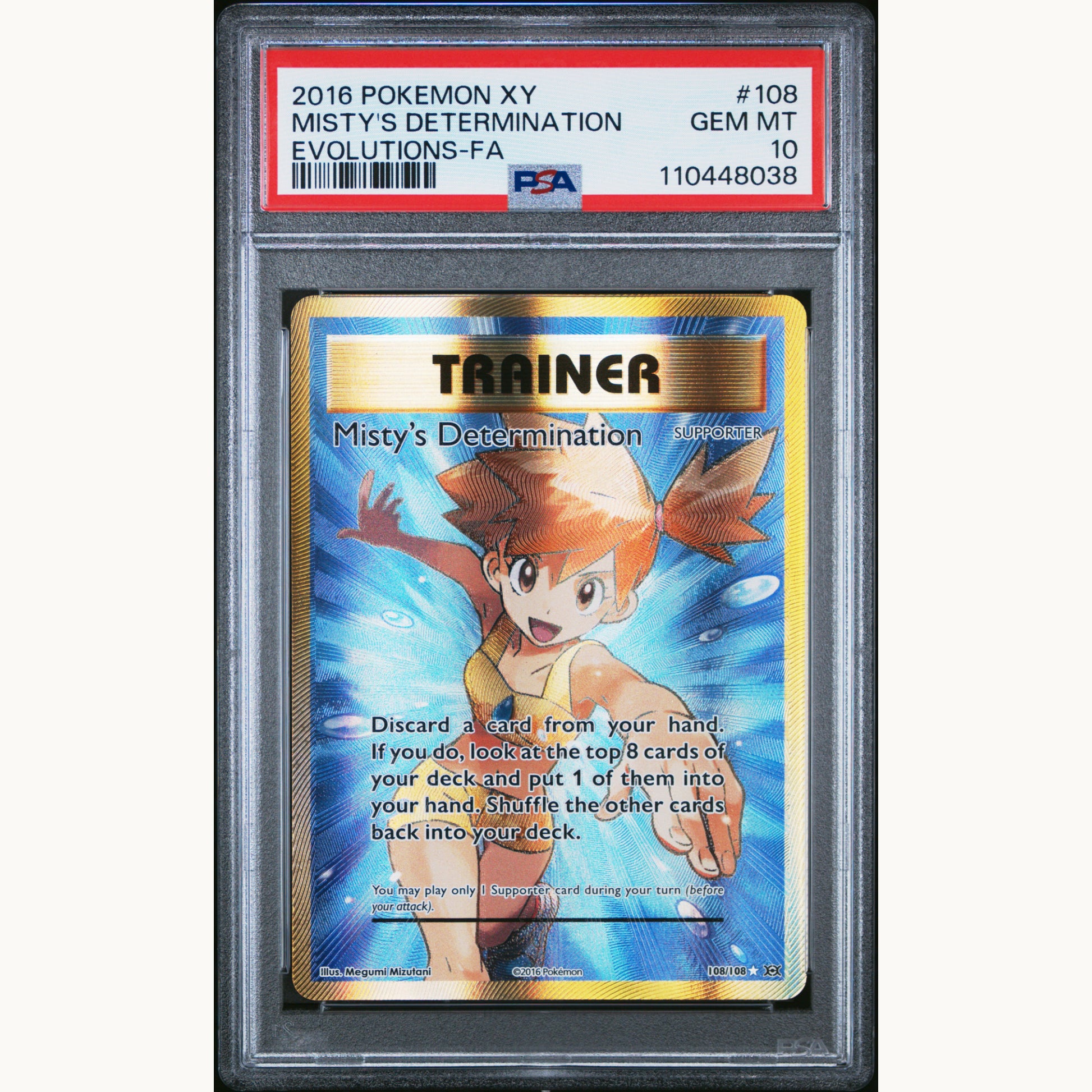 PSA 10 MISTY'S DETERMINATION 108 (ENG)