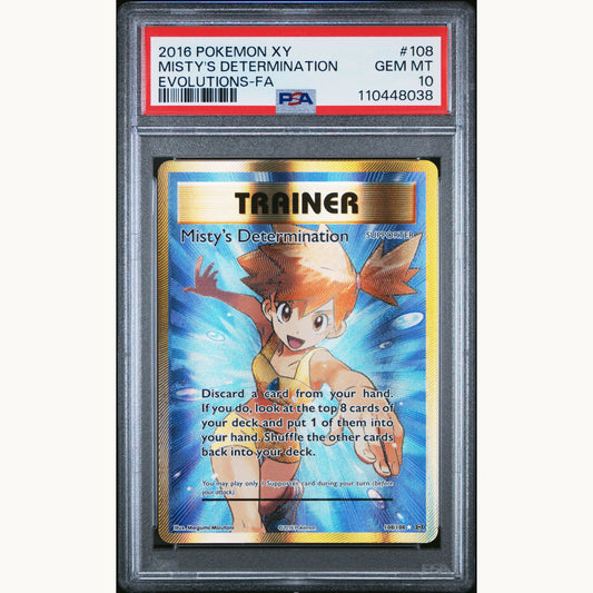 PSA 10 MISTY'S DETERMINATION 108 (ENG)