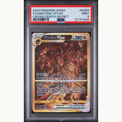 SET: PSA 9 GIRATINA GG69 / ARCEUS GG70 / DIALGA GG68 / PALKIA GG67 (ENG)