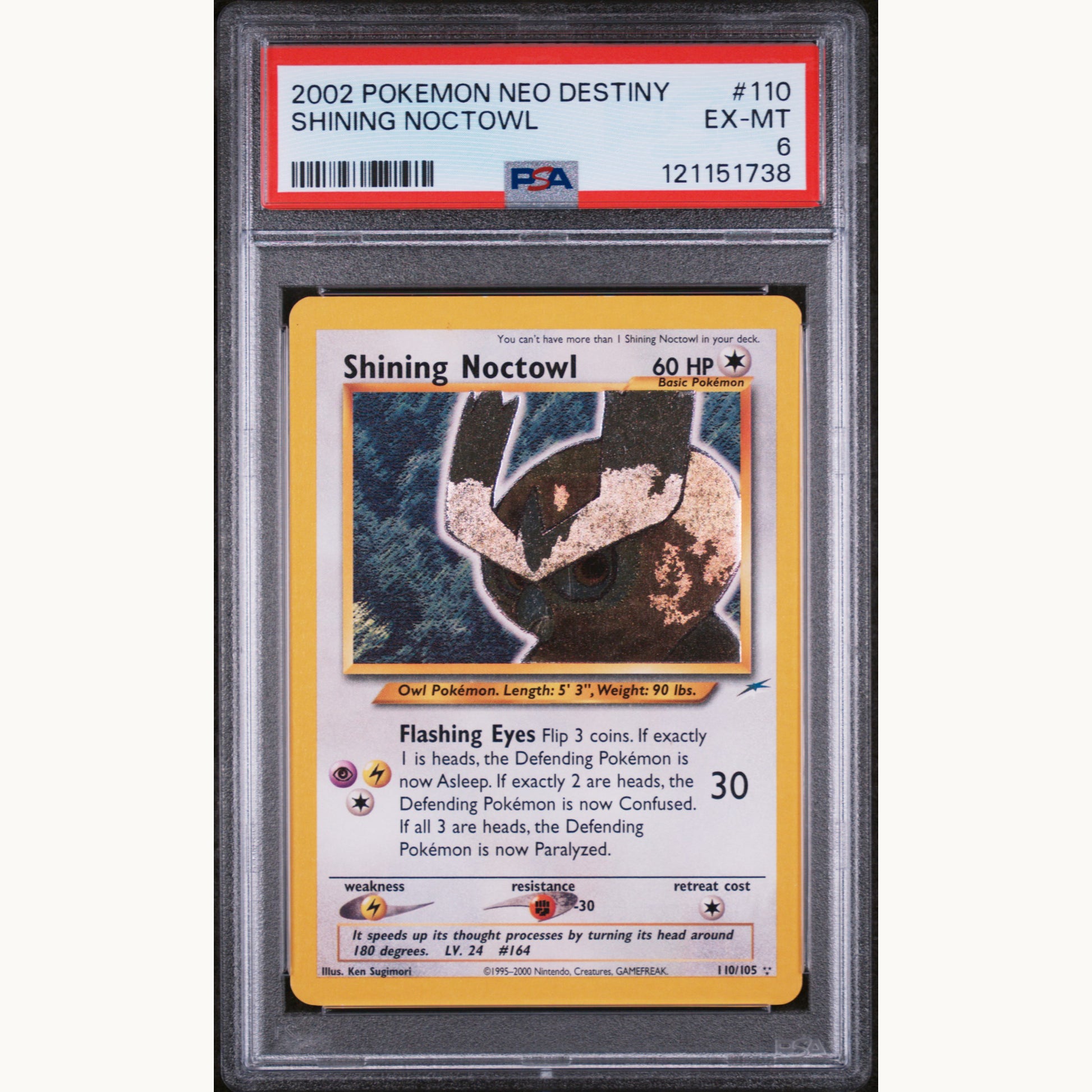 PSA 6 SHINING NOCTOWL 110 (ENG)
