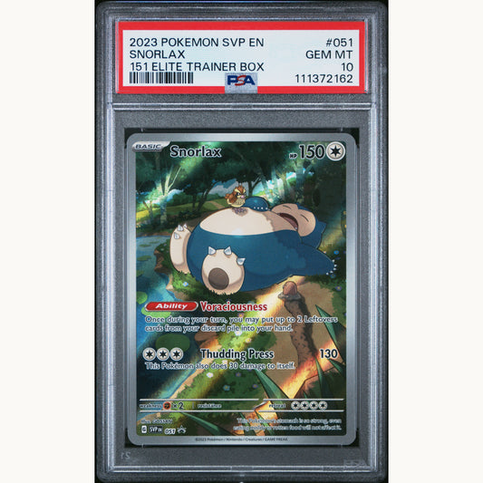 PSA 10 SNORLAX 051 (ENG)