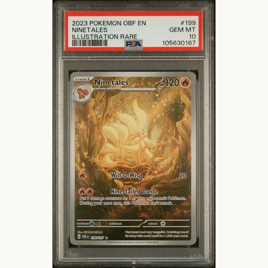 PSA 10 NINETALES 199 (ENG)