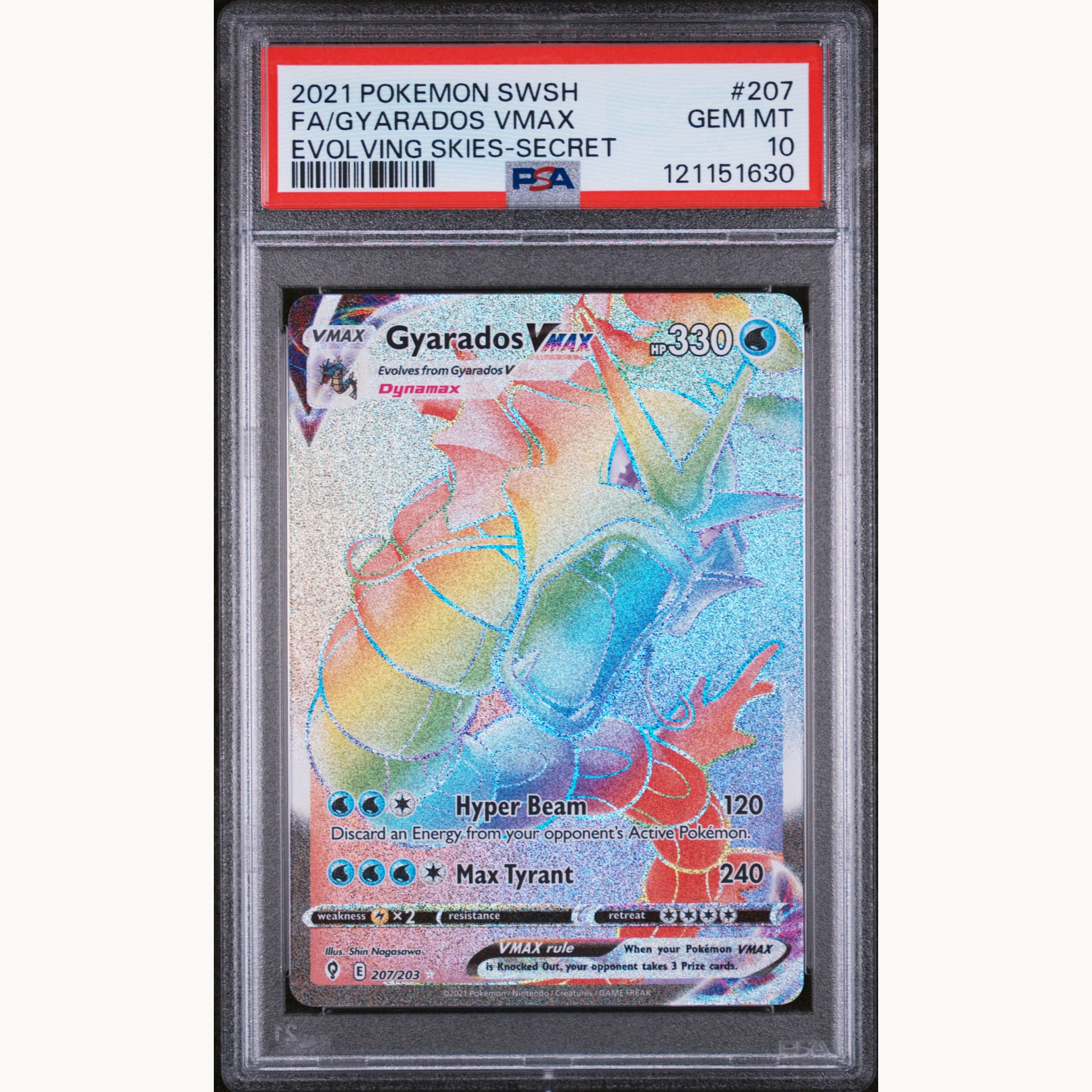 PSA 10 GYARADOS 207 (ENG)