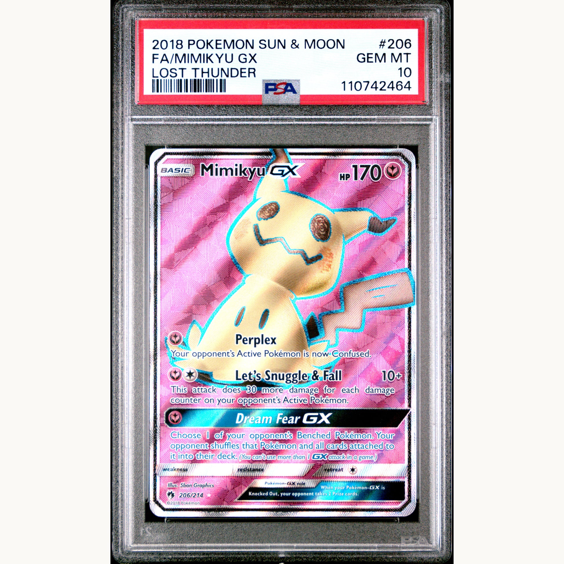 PSA 10 MIMIKYU 206 (ENG)