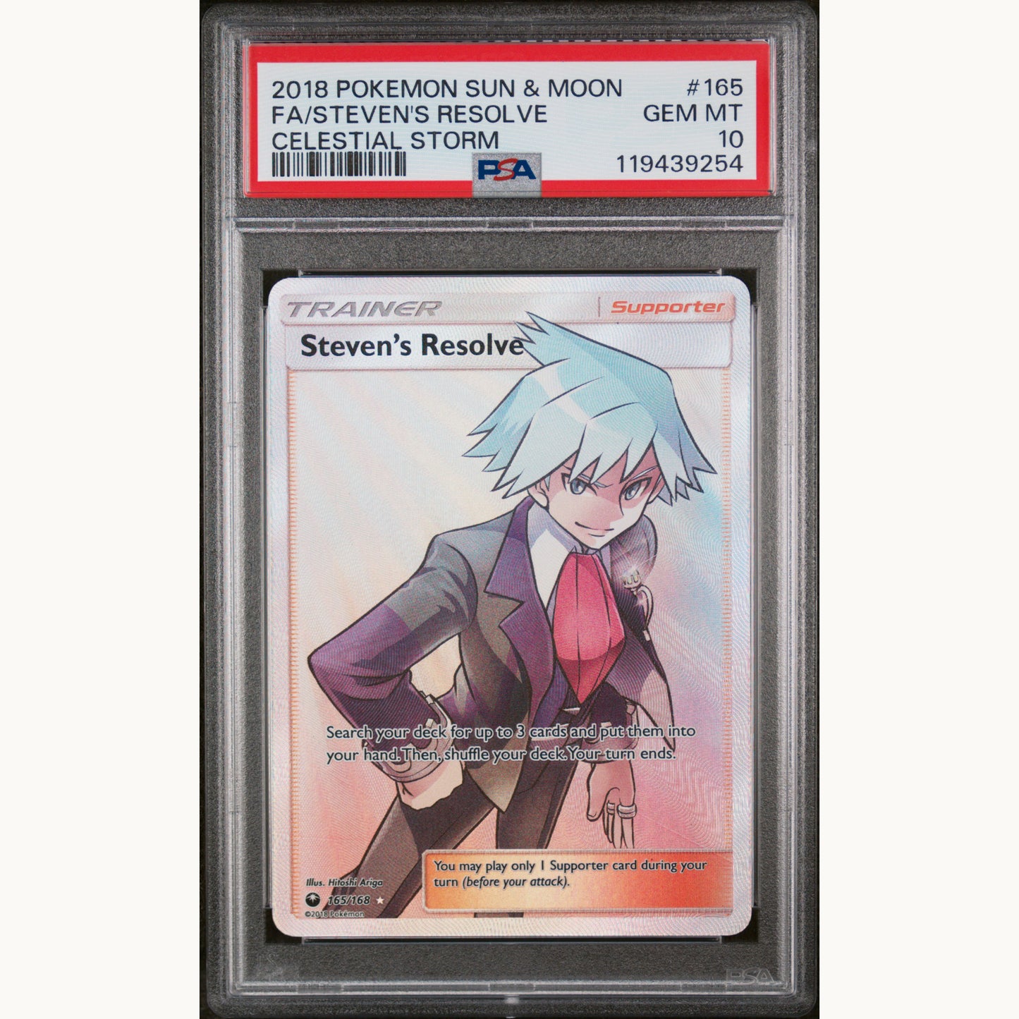 PSA 10 STEVEN'S RESOLVE 165 (ENG)