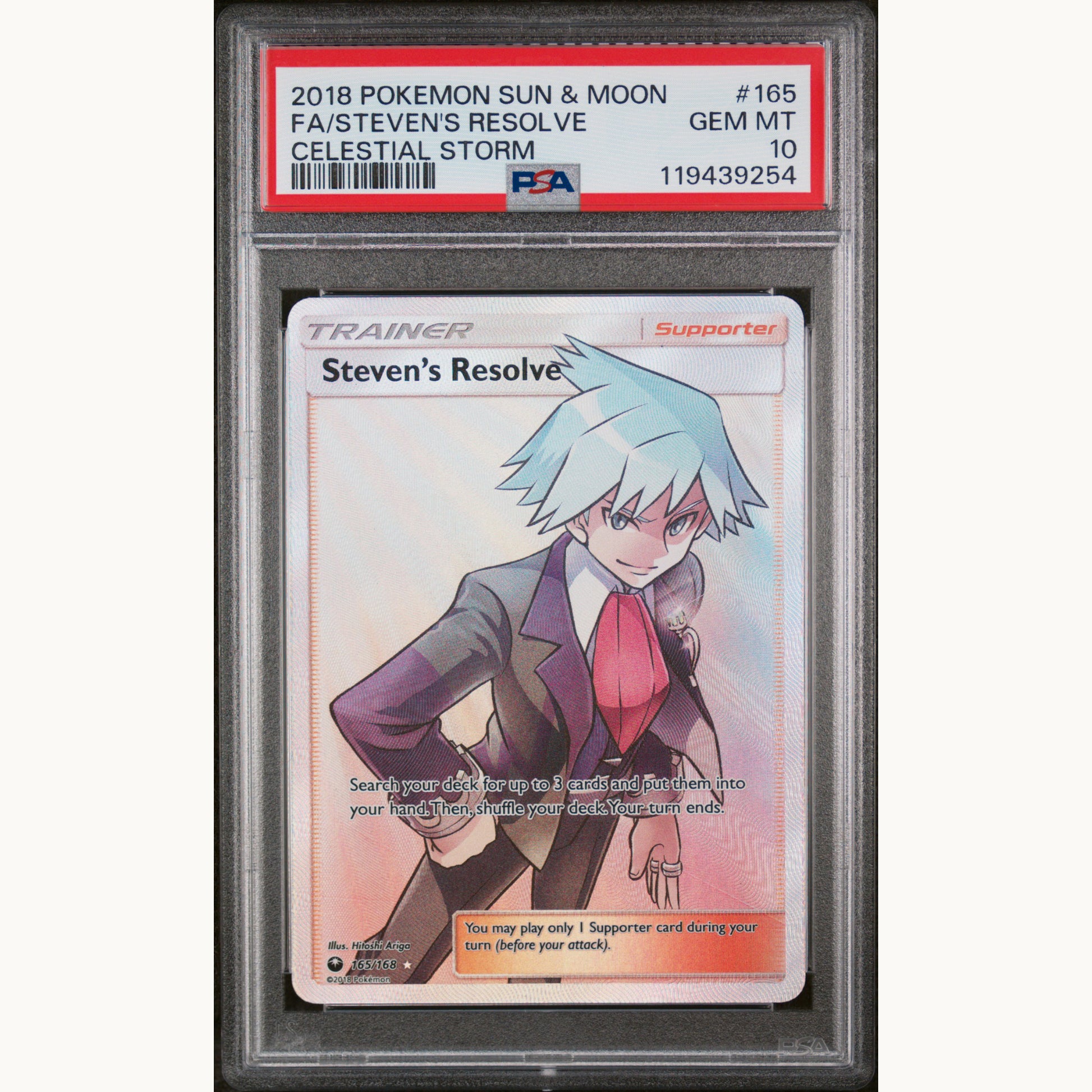 PSA 10 STEVEN'S RESOLVE 165 (ENG)