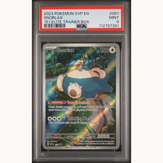 PSA 9 SNORLAX #051 (ENG)