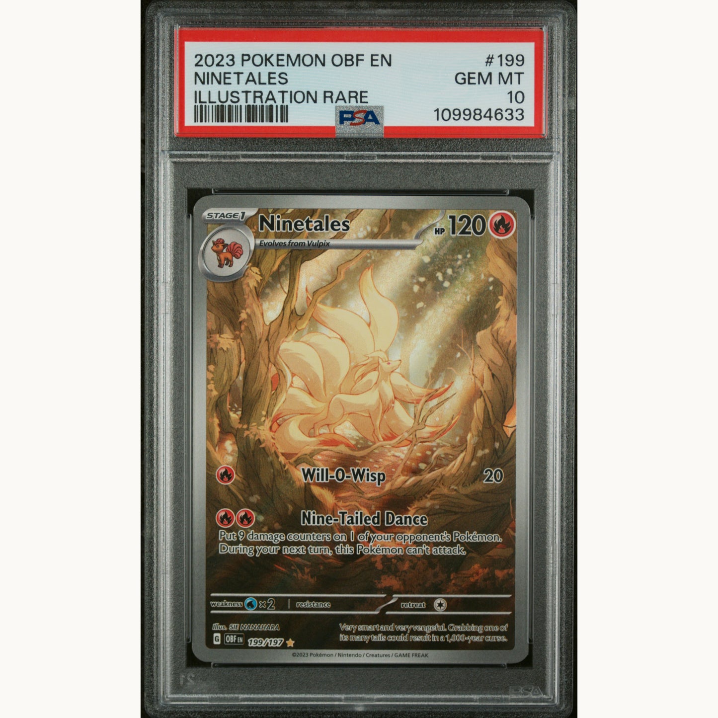PSA 10 NINETALES 199 (ENG)