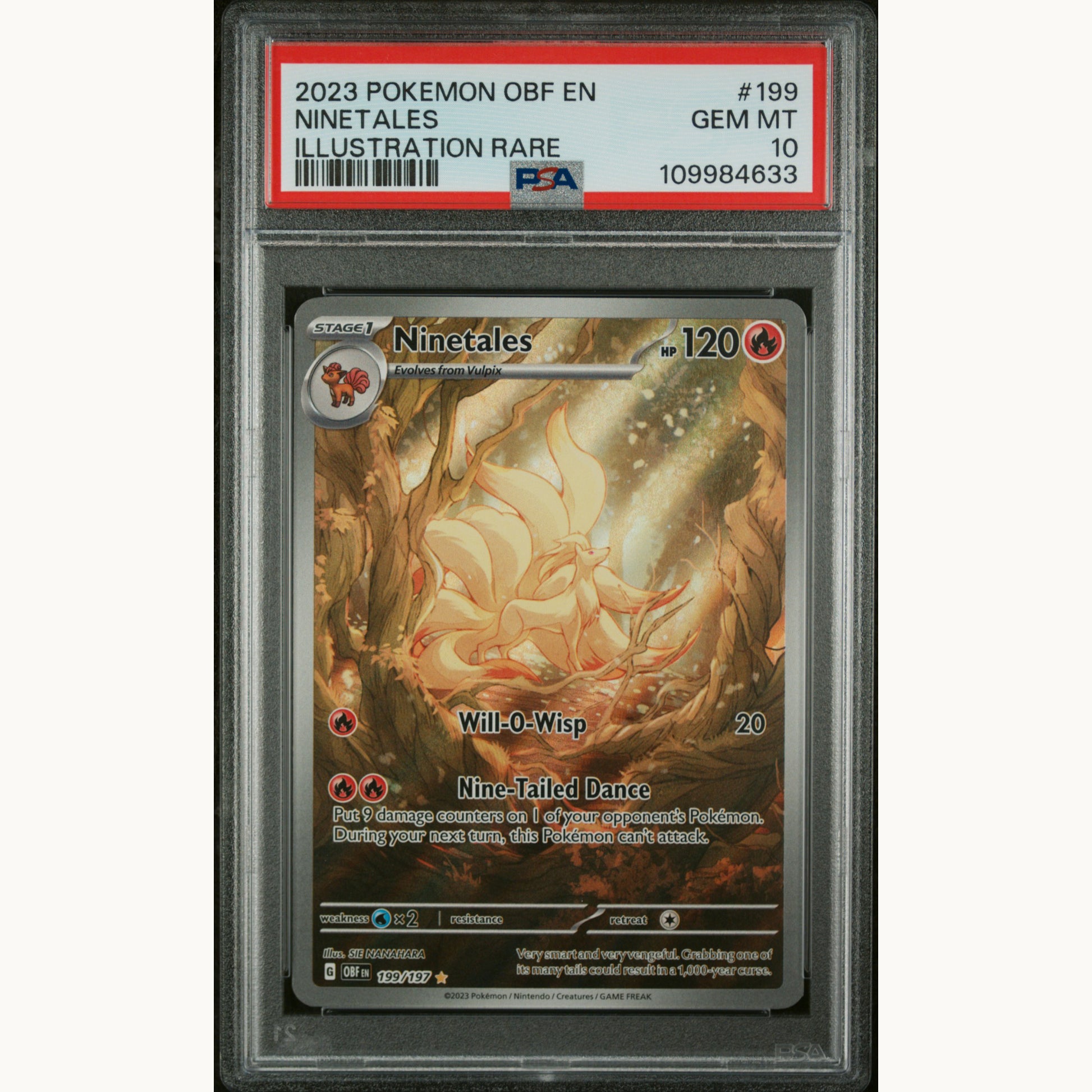 PSA 10 NINETALES 199 (ENG)